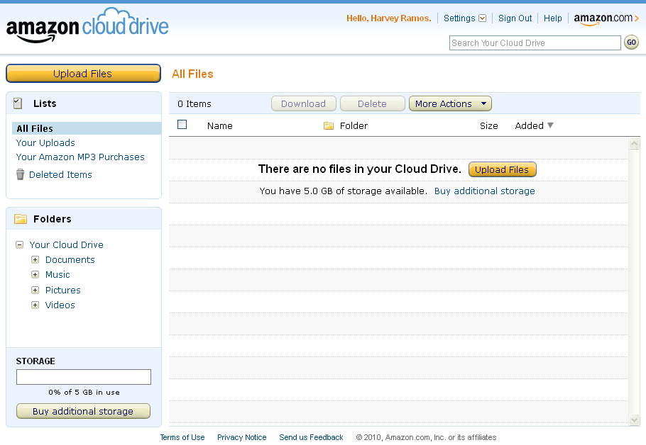 Amazon Cloud Drive - Library Management